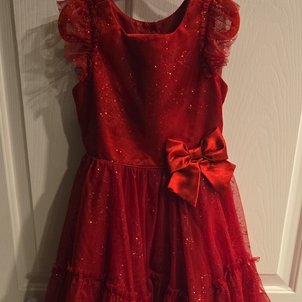 Jona Michelle Glittery Red Dress